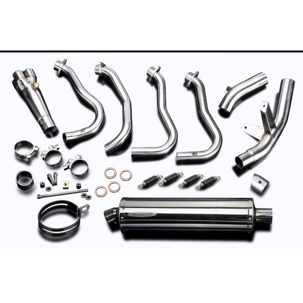Delkevic volledig systeem Oval RVS 450mm - GSX-S1000F (2015-2020)