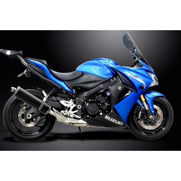 Delkevic volledig systeem Oval Carbon 450mm - GSX-S1000F (2015-2020)