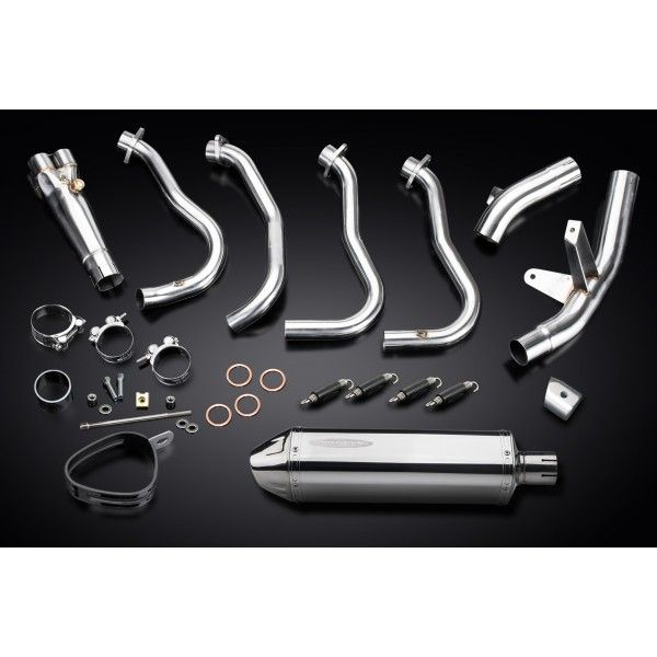 Delkevic volledig systeem Tri-Oval RVS 320mm - GSX-S1000F (2015-2020)