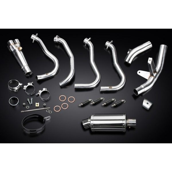 Delkevic volledig systeem Oval RVS 225mm - GSX-S1000F (2015-2020)