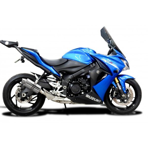 Delkevic volledig systeem Oval RVS 225mm - GSX-S1000F (2015-2020)