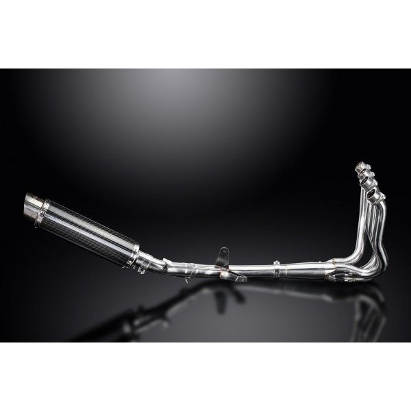 Delkevic volledig systeem Round Carbon 350mm - GSX-S1000F (2015-2020)