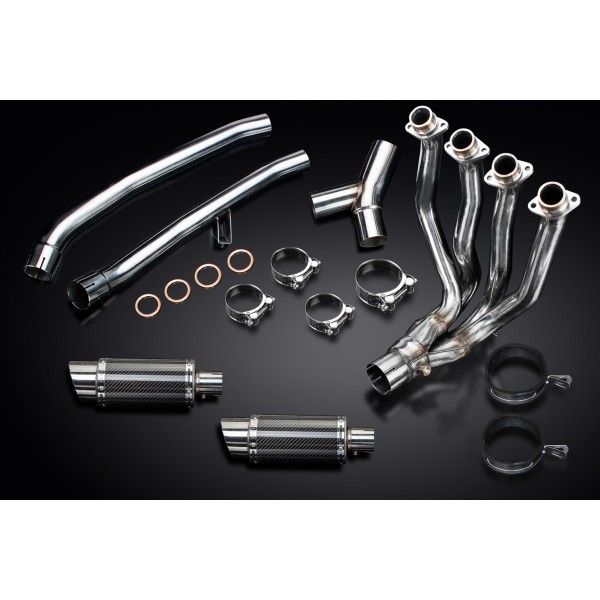 Delkevic volledig systeem Round Carbon 200mm - ZZR1400 2012-2020