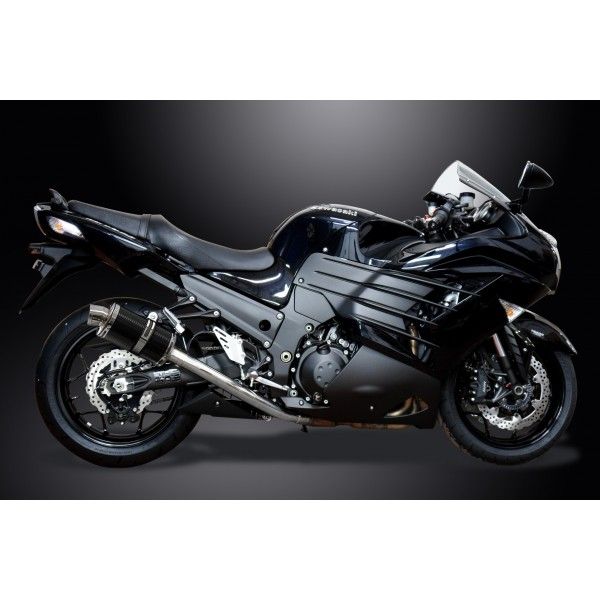 Delkevic volledig systeem Oval Carbon 225mm - ZZR1400 2012-2020