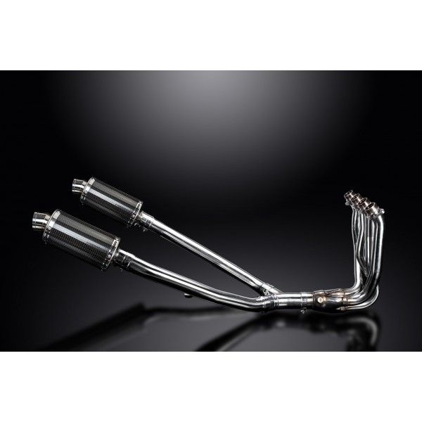 Delkevic volledig systeem Oval Carbon 225mm - ZZR1400 2012-2020