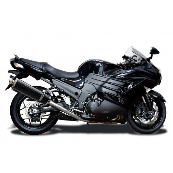 Delkevic volledig systeem Oval Carbon 450mm - ZZR1400 2012-2020