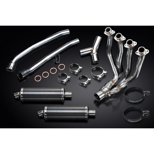 Delkevic volledig systeem Oval Carbon 350mm - ZZR1400 2012-2020