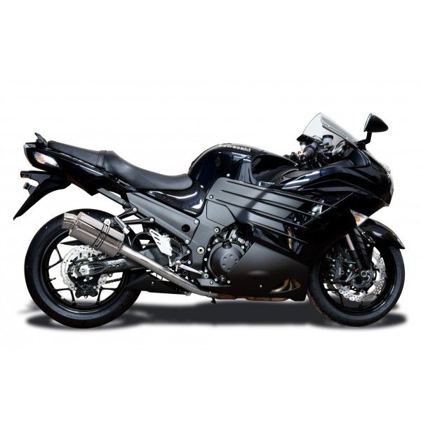 Delkevic volledig systeem Oval RVS 225mm - ZZR1400 2012-2020