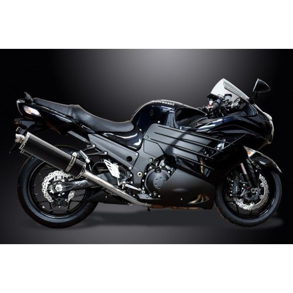 Delkevic volledig systeem Oval Carbon 450mm - ZZR1400 (2012-2020)