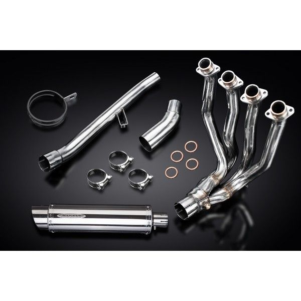 Delkevic volledig systeem Round RVS 350mm zonder e-keur - ZZR1400 (2012-2020)