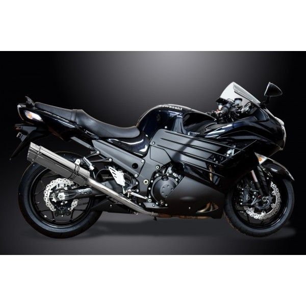 Delkevic volledig systeem Round RVS 350mm zonder e-keur - ZZR1400 (2012-2020)