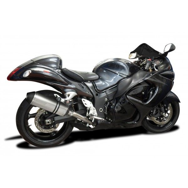 Delkevic slip-on kit X-Oval Titanium 343mm - GSX1300R HAYABUSA (2008-2019)