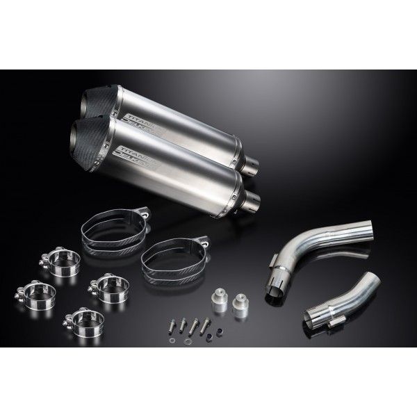 Delkevic slip-on kit X-Oval Titanium 343mm - YZF-R1 (2009-2014)