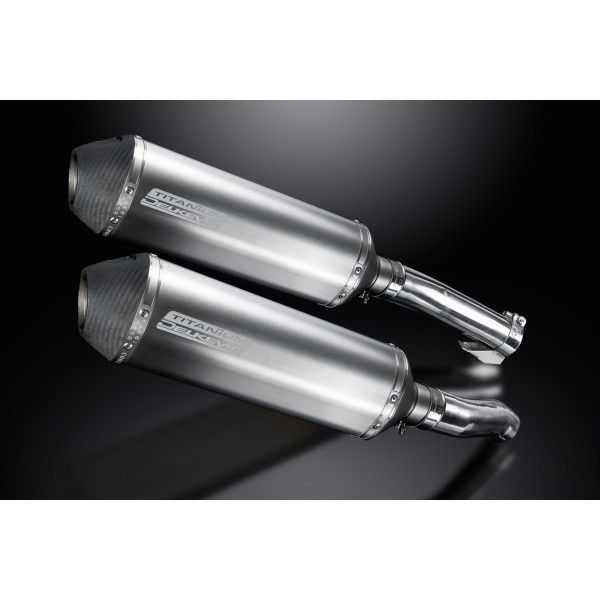 Delkevic slip-on kit X-Oval Titanium 343mm - Z1000SX (2010-2013)