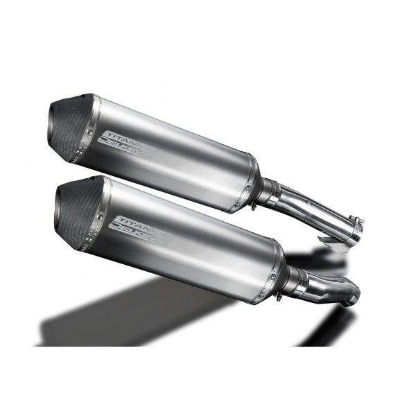 Delkevic slip-on kit X-Oval Titanium 343mm - Z1000SX (2010-2013)
