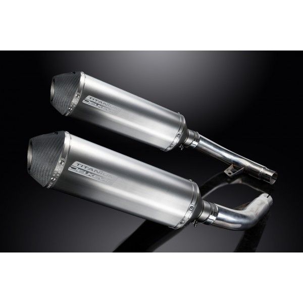 Delkevic slip-on kit X-Oval Titanium 343mm - CBF1000 (2006-2011)