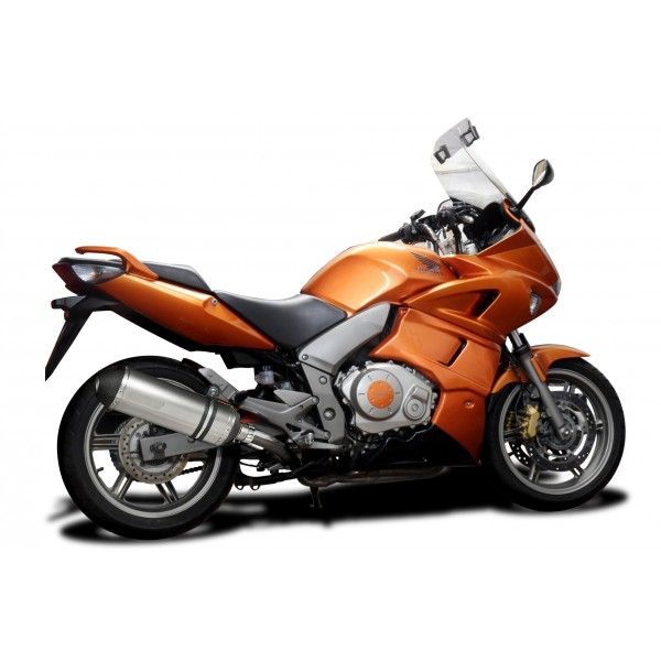 Delkevic slip-on kit X-Oval Titanium 343mm - CBF1000 (2006-2011)