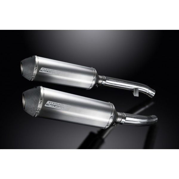 Delkevic slip-on kit X-Oval Titanium 343mm - FJR1300 (2000-2005)