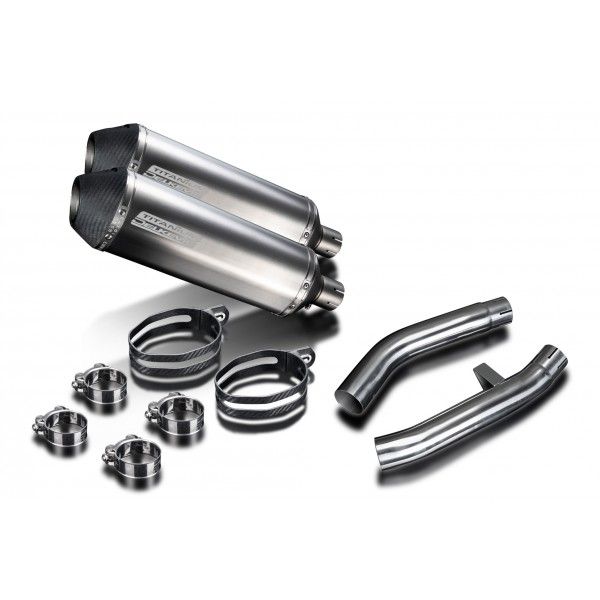 Delkevic slip-on kit X-Oval Titanium 343mm - FJR1300 (2000-2005)