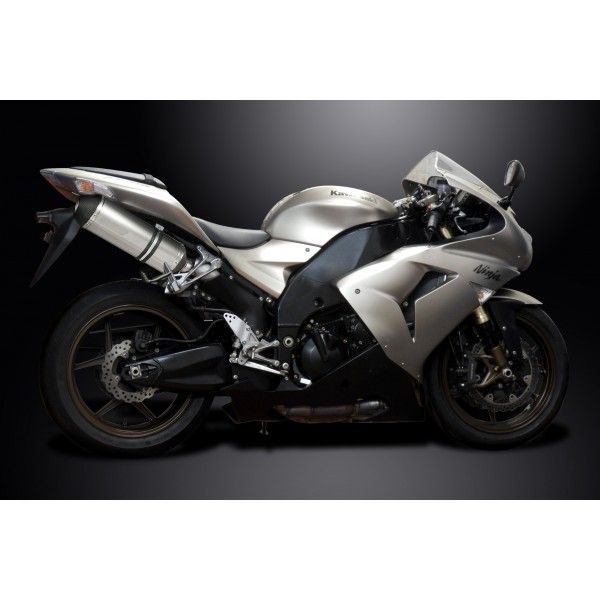 Delkevic slip-on kit X-Oval Titanium 343mm - ZX-10R NINJA (2006-2007)