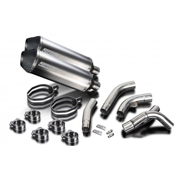 Delkevic slip-on kit X-Oval Titanium 343mm - ZX-10R NINJA (2006-2007)