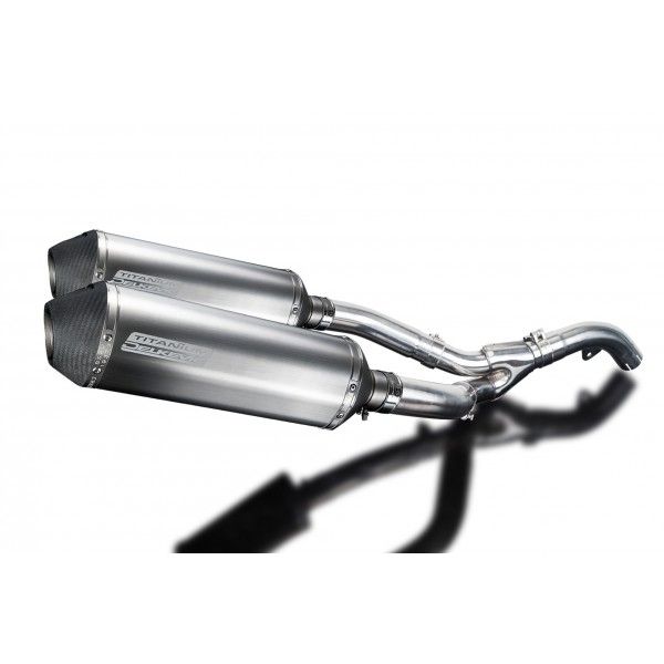 Delkevic slip-on kit X-Oval Titanium 343mm - ZX-10R NINJA (2006-2007)