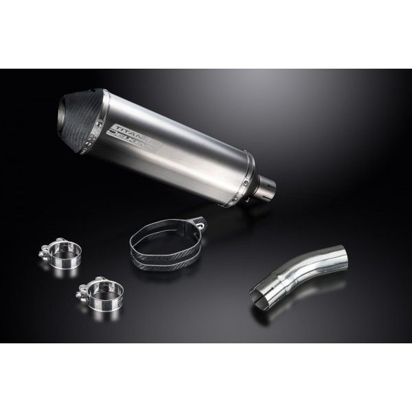 Delkevic slip-on kit X-Oval Titanium 343mm - GSX-R600 L1-L6 (2011-2016)