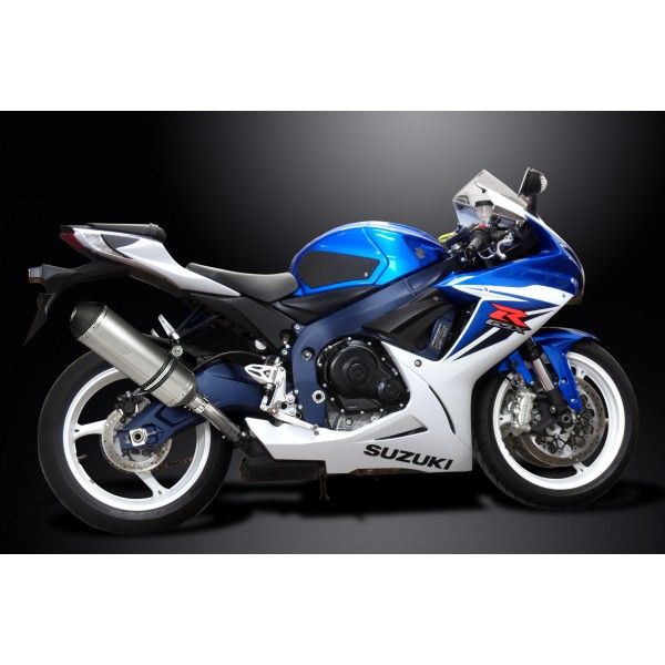 Delkevic slip-on kit X-Oval Titanium 343mm - GSX-R600 L1-L6 (2011-2016)