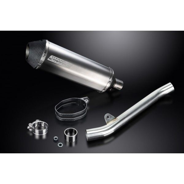 Delkevic slip-on kit X-Oval Titanium 343mm - ZX-6R NINJA (2009-2017)