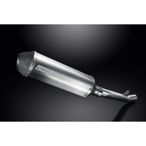 Delkevic slip-on kit X-Oval Titanium 343mm - ZX-6R NINJA (2009-2017)