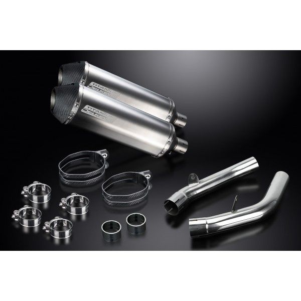 Delkevic slip-on kit X-Oval Titanium 343mm - VTR1000SP2 (2002-2010)