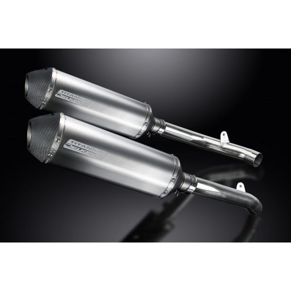 Delkevic slip-on kit X-Oval Titanium 343mm - VTR1000SP2 (2002-2010)