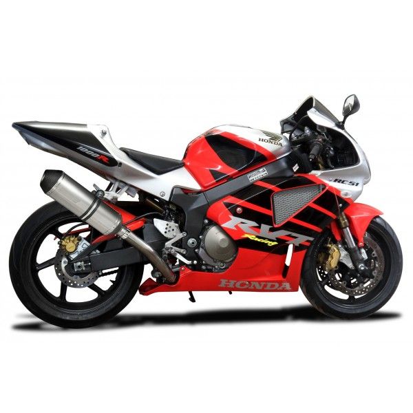 Delkevic slip-on kit X-Oval Titanium 343mm - VTR1000SP1 (2000-2001)