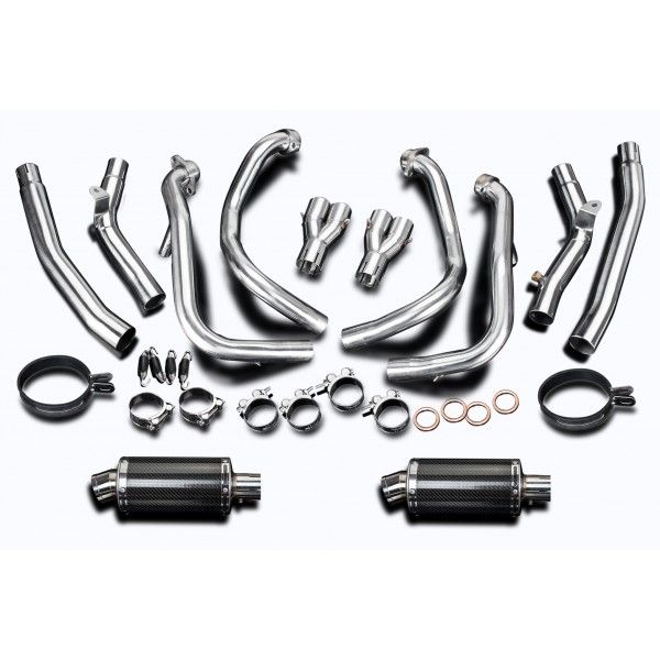 Delkevic volledig systeem Oval Carbon 225mm - GSX1300R HAYABUSA 2008-2019