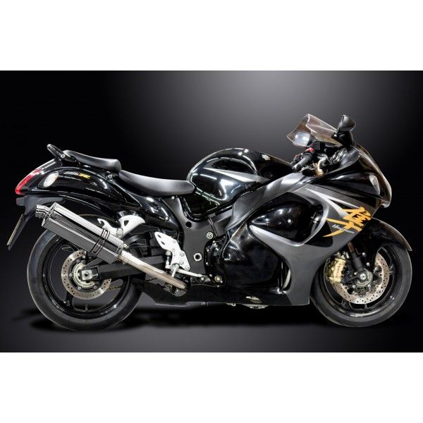 Delkevic volledig systeem Oval RVS 350mm - GSX1300R HAYABUSA 2008-2019