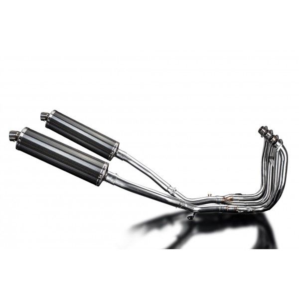 Delkevic volledig systeem Oval Carbon 450mm - GSX1300R HAYABUSA 2008-2019