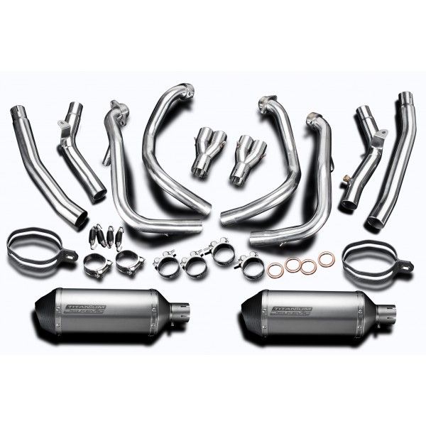 Delkevic volledig systeem X-Oval Titanium 260mm zonder e-keur - GSX1300R HAYABUSA 2008-2019