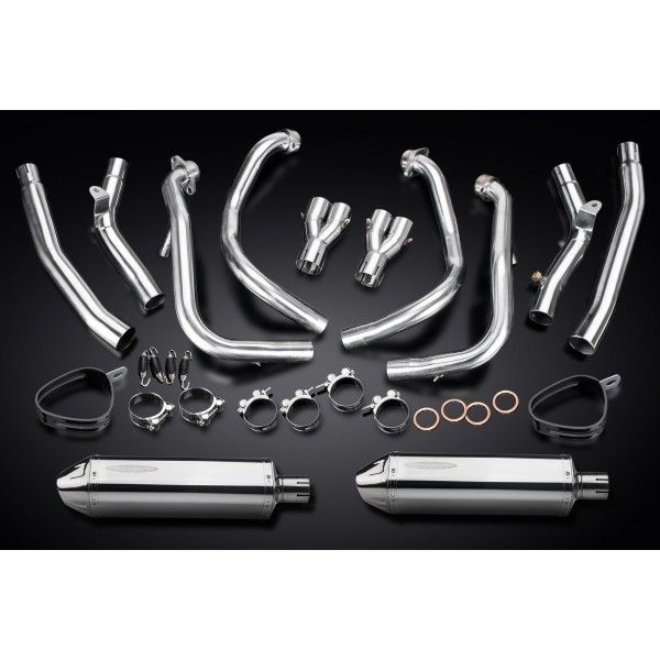 Delkevic volledig systeem Tri-Oval RVS 320mm - GSX1300R HAYABUSA 2008-2019