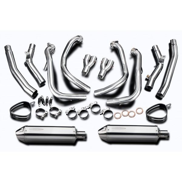 Delkevic volledig systeem Tri-Oval RVS 320mm - GSX1300R HAYABUSA 2008-2019