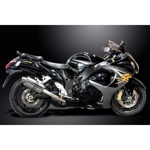 Delkevic volledig systeem Oval RVS 225mm - GSX1300R HAYABUSA 2008-2019