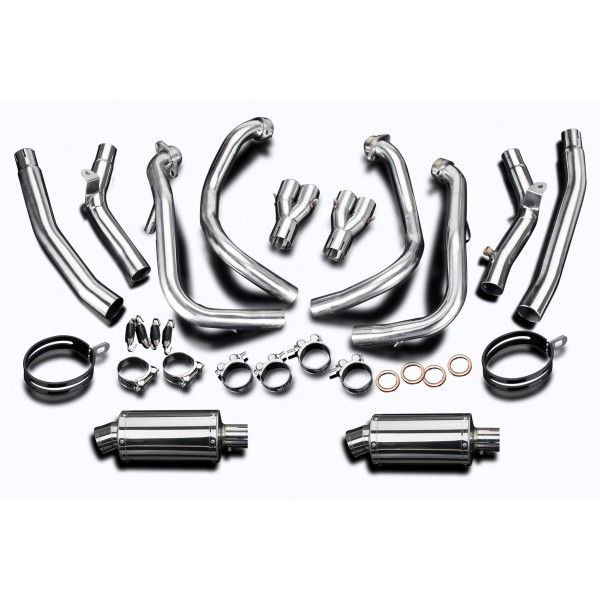 Delkevic volledig systeem Oval RVS 225mm - GSX1300R HAYABUSA 2008-2019