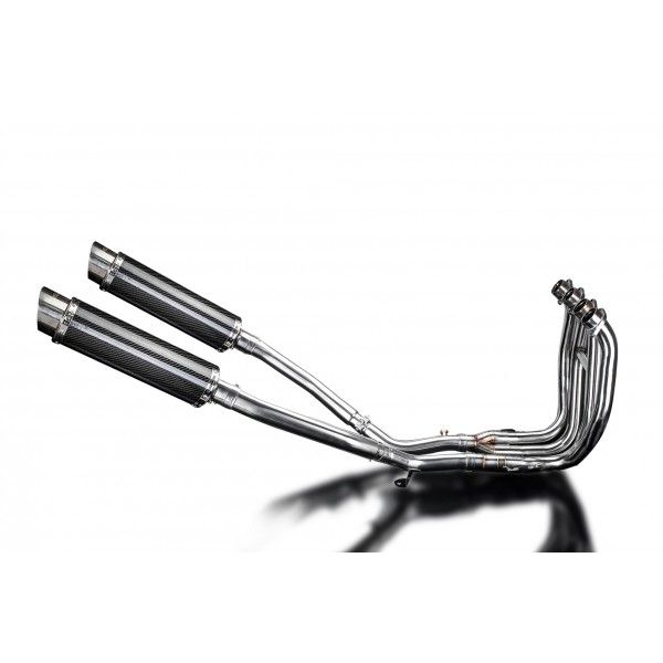 Delkevic volledig systeem Round Carbon 350mm - GSX1300R HAYABUSA 2008-2019