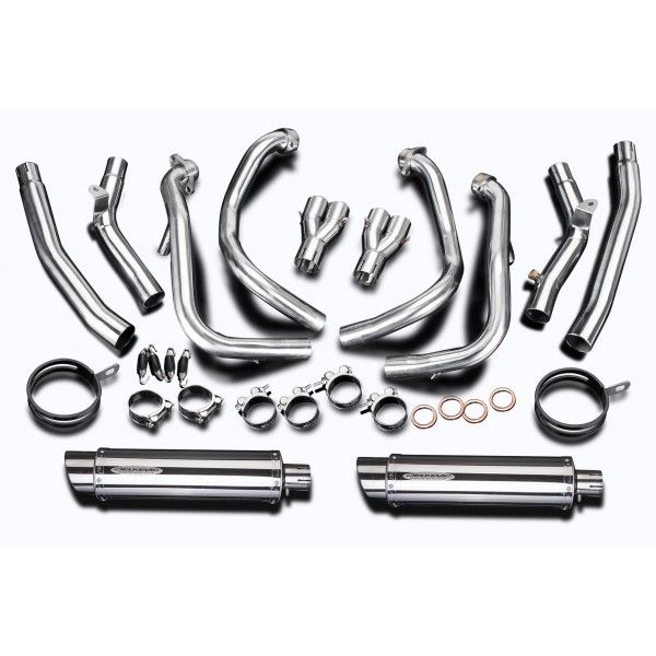 Delkevic volledig systeem Round RVS 350mm - GSX1300R HAYABUSA 2008-2019
