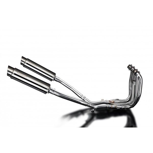 Delkevic volledig systeem Round RVS 350mm - GSX1300R HAYABUSA 2008-2019