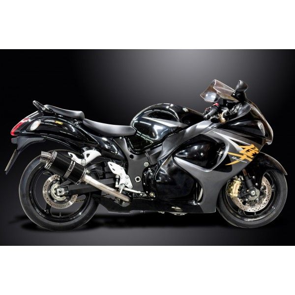 Delkevic volledig systeem Oval Carbon 225mm - GSX1300R HAYABUSA 2008-2019