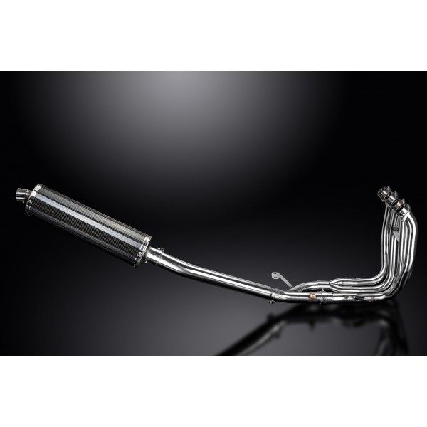 Delkevic volledig systeem Oval Carbon 450mm - GSX1300R HAYABUSA 2008-2019