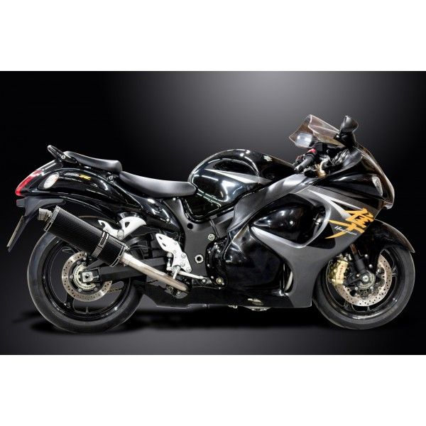 Delkevic volledig systeem Oval Carbon 350mm - GSX1300R HAYABUSA 2008-2019