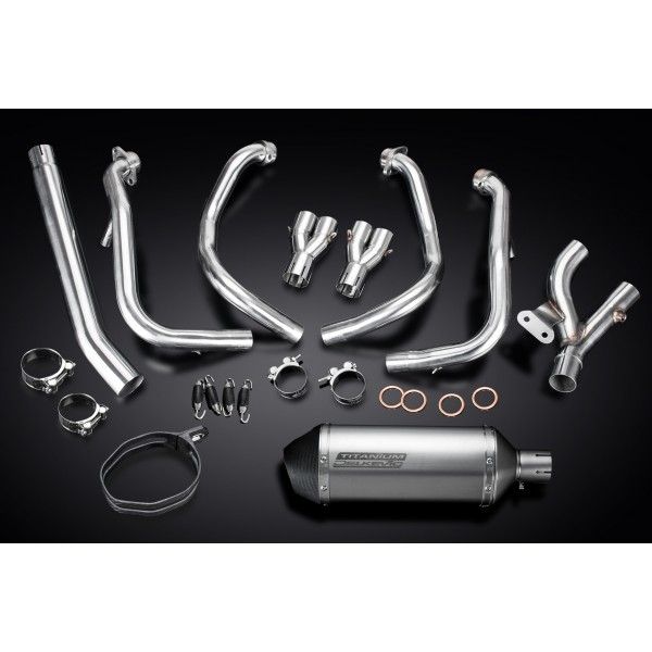 Delkevic volledig systeem X-Oval Titanium 260mm - GSX1300R HAYABUSA 2008-2019