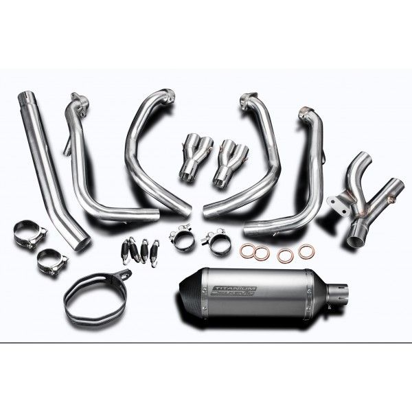 Delkevic volledig systeem X-Oval Titanium 260mm - GSX1300R HAYABUSA 2008-2019