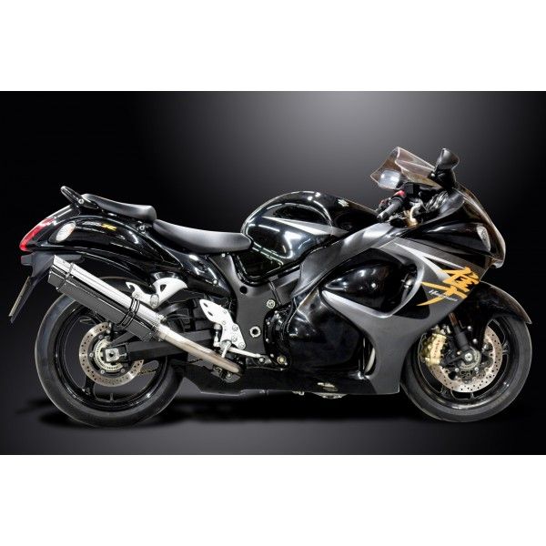 Delkevic volledig systeem Round RVS 350mm zonder e-keur - GSX1300R HAYABUSA 2008-2019